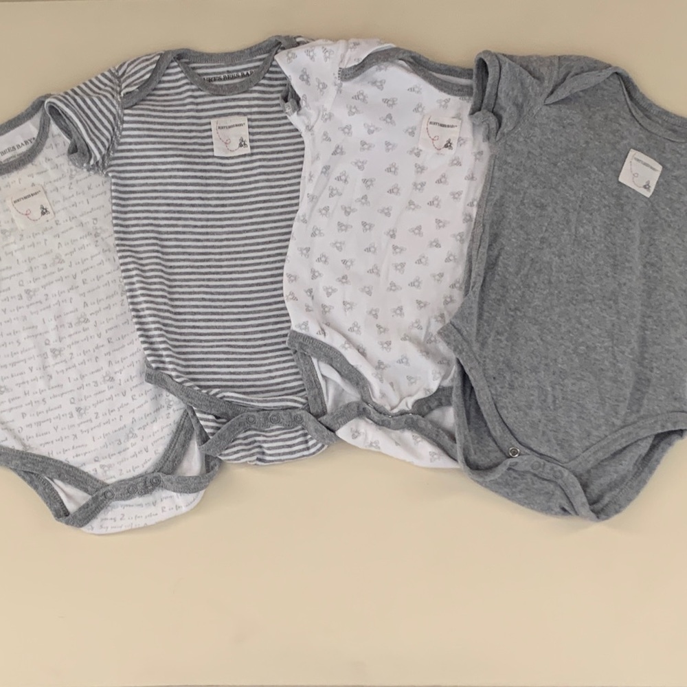 SOLD - Burt's Bees Baby Organic Short Sleeve